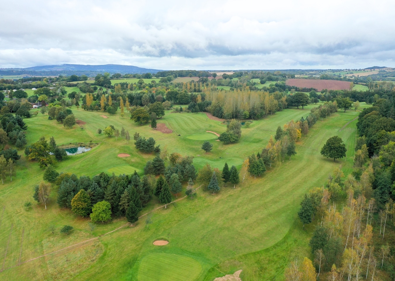 completed project carried out by golf course contractors