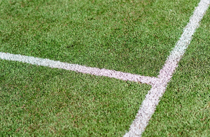angle of tennis court