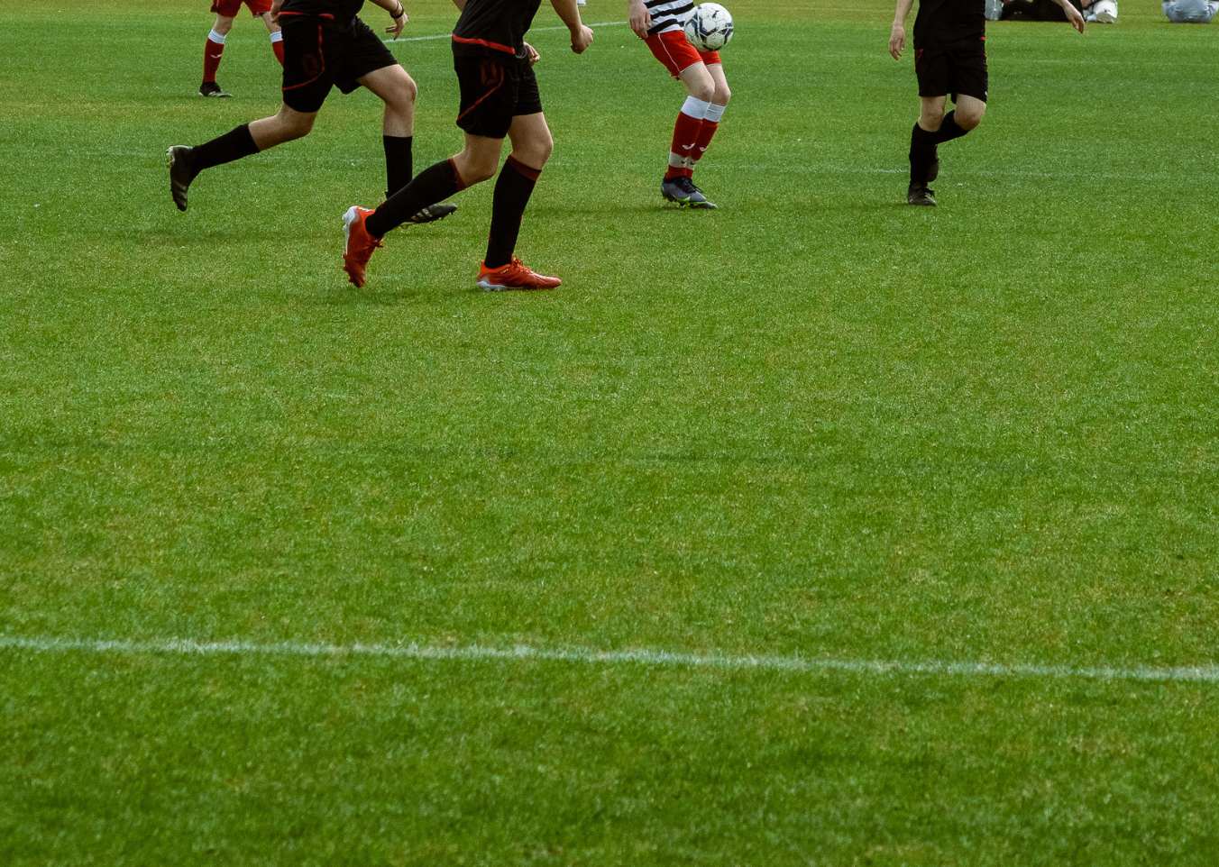close up of blackpool pitch